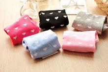 1 5 Pair Soft Boat Socks For Women Sweet Heart Design Women Girls Sock Slippers Cotton Blend Pink Blue Rose Grey Black EF8