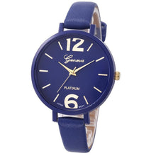 10 Colors Women Bracelet Watch Geneva Famous Ladies Faux Leather Analog Quartz Wrist Watch Clock Women relojes mujer EF8