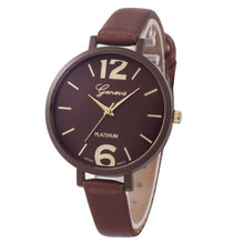 10 Colors Women Bracelet Watch Geneva Famous Ladies Faux Leather Analog Quartz Wrist Watch Clock Women relojes mujer EF8