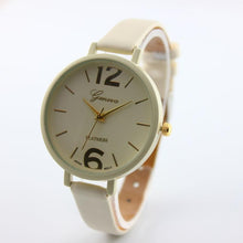 10 Colors Women Bracelet Watch Geneva Famous Ladies Faux Leather Analog Quartz Wrist Watch Clock Women relojes mujer EF8