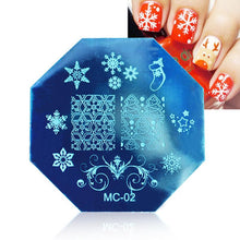 10pc Plastic Nail Art Soak Off Cap Clip UV Gel Polish RemoverStamping Stamp SetStamp Stamping Plates Manicure Template EF8