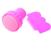 10pc Plastic Nail Art Soak Off Cap Clip UV Gel Polish RemoverStamping Stamp SetStamp Stamping Plates Manicure Template EF8
