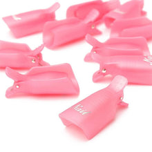 10pc Plastic Nail Art Soak Off Cap Clip UV Gel Polish RemoverStamping Stamp SetStamp Stamping Plates Manicure Template EF8