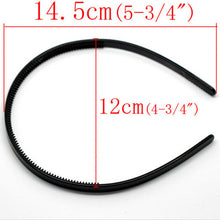10PCS Headb s Plastic hairb s Ladies Girls Kids Simple Style Hair Hoops Teeth c y color EF8