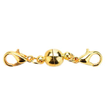 10PCS Silver Gold Plated Strong Paved Magnetic Clasps Jewelry Findings Magnetic Clasps Lobster Clasps for Necklace   Bracelets EF8