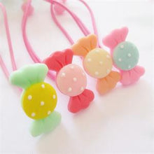 10Pcs Children Girl Elastic C y Hair B  Headwear Circle Hair Rope Hair Ponytail Holder EF8
