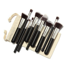 10pc Full Set Women Makeup Brush Kit Superior Professional Soft Cosmetic Brushes Multifunction Toiletry Kit for Women EF8