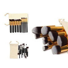 10pc Full Set Women Makeup Brush Kit Superior Professional Soft Cosmetic Brushes Multifunction Toiletry Kit for Women EF8