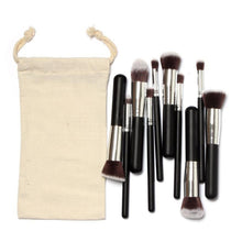 10pc Full Set Women Makeup Brush Kit Superior Professional Soft Cosmetic Brushes Multifunction Toiletry Kit for Women EF8