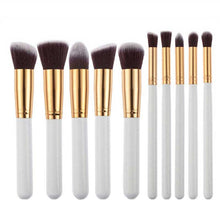10pc Makeup Brushes Set Pro Powder Blush Foundation Eyeshadow Eyeliner Lip Colorful Cosmetic Brush Kit Beauty Tool EF8
