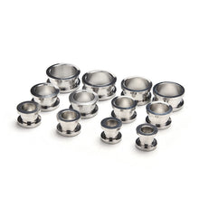 12Pcs Surgical Stainless Steel Screw-Fix Flesh Tunnels Ear Plugs 316L Ear Exp ers EF8