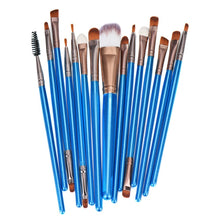15pc Professional Makeup Cosmetic Brushes Set For Women Soft Foundation Eyeshadow Eyeliner Lip Brush Tool Accessories EF8