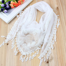 150*50CM7 Colors Tassel Scarf women Embroidered Flower Scarf Bib EF8