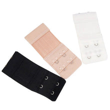 2 Rows 2 Hooks Bra Extenders Nylon Clasp Strap Women Bra Strap Extender 3 Colors EF8