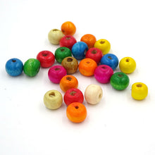 200Pcs Natural Wood Dye R om Wooden Rondelle Spacer Loose Beads 6 10 14MM Pick Size For Jewelry Necklace Bracelet Making EF8