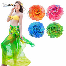 180*110cm Bohemia Flower Decoration Sick Scarf Women Outdoor Sunscreen Shawl Scarves Bikini Joker Beach Towel EF8