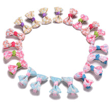 20Pcs Polka Dot Bowknot Hair Clip Barrettes LovelyBaby Girl Hair Clips Hair EF8