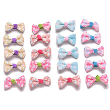 20Pcs Polka Dot Bowknot Hair Clip Barrettes LovelyBaby Girl Hair Clips Hair EF8