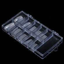 100pc False Nails Clear Full Cover and Half Nail Fake Nail Art Tips French Nail Tools with a Box EF8