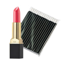 12-ColorMakeup Matte Lipstick Lip Gloss Pencil Long Lasting lipglossOne-Time 50pc Black Lip Gloss Brush EF8