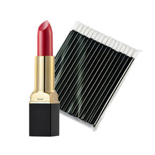 12-ColorMakeup Matte Lipstick Lip Gloss Pencil Long Lasting lipglossOne-Time 50pc Black Lip Gloss Brush EF8