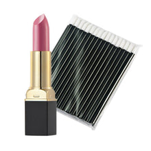 12-ColorMakeup Matte Lipstick Lip Gloss Pencil Long Lasting lipglossOne-Time 50pc Black Lip Gloss Brush EF8