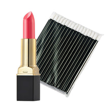 12-ColorMakeup Matte Lipstick Lip Gloss Pencil Long Lasting lipglossOne-Time 50pc Black Lip Gloss Brush EF8