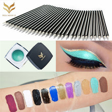 12 ColorsMakeup Long-lasting Multi-color Eyeliner Cream Combination Eyeliner50pc Eyeliner Brush Cosmetic Tools EF8