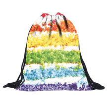 16 Color Unisex Smiley Emoji Face Backpacks 3D Printing Bags Drawstring Backpack For Teenagers Shoulder Bag EF8