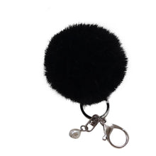 18 Fluffy Ball Keychain Cute Simulation Rabbit Fur Ball Key Chain For Car Key Ring Car Ornaments Bag Pendant key ring EF8