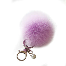 18 Fluffy Ball Keychain Cute Simulation Rabbit Fur Ball Key Chain For Car Key Ring Car Ornaments Bag Pendant key ring EF8