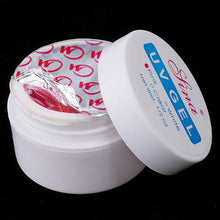 2 in1 White Pink Color UV Gel Nail UV Builder Gel Nail Art Manicure Tips Glue EF8