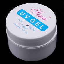 2 in1 White Pink Color UV Gel Nail UV Builder Gel Nail Art Manicure Tips Glue EF8