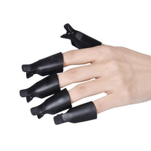 10pc Wearable Acrylic Plastic Nail Art Soak Off Cap Clip UV Gel Polish Remover Wrap Tool Fast Shipping EF8