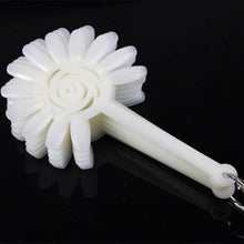 10pc Natural 12 Color Women Ladies False Nail Art Tips Sticks Polish Display Fan Salon Makeup Tools EF8