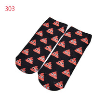 10 Styles Women 3D Printed Smiley Face Emoticons Emoji Amusing Ankle Socks Costume Accessories For Women EF8