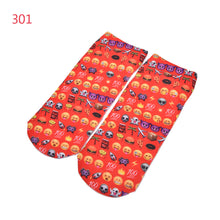 10 Styles Women 3D Printed Smiley Face Emoticons Emoji Amusing Ankle Socks Costume Accessories For Women EF8