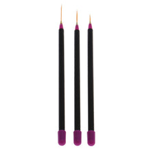 3pc Nail Art Tips Tools Polish Pen Drawing lines Nail Brushes Proffesional Decor Makeup brushes for manicure CY0723 EF8