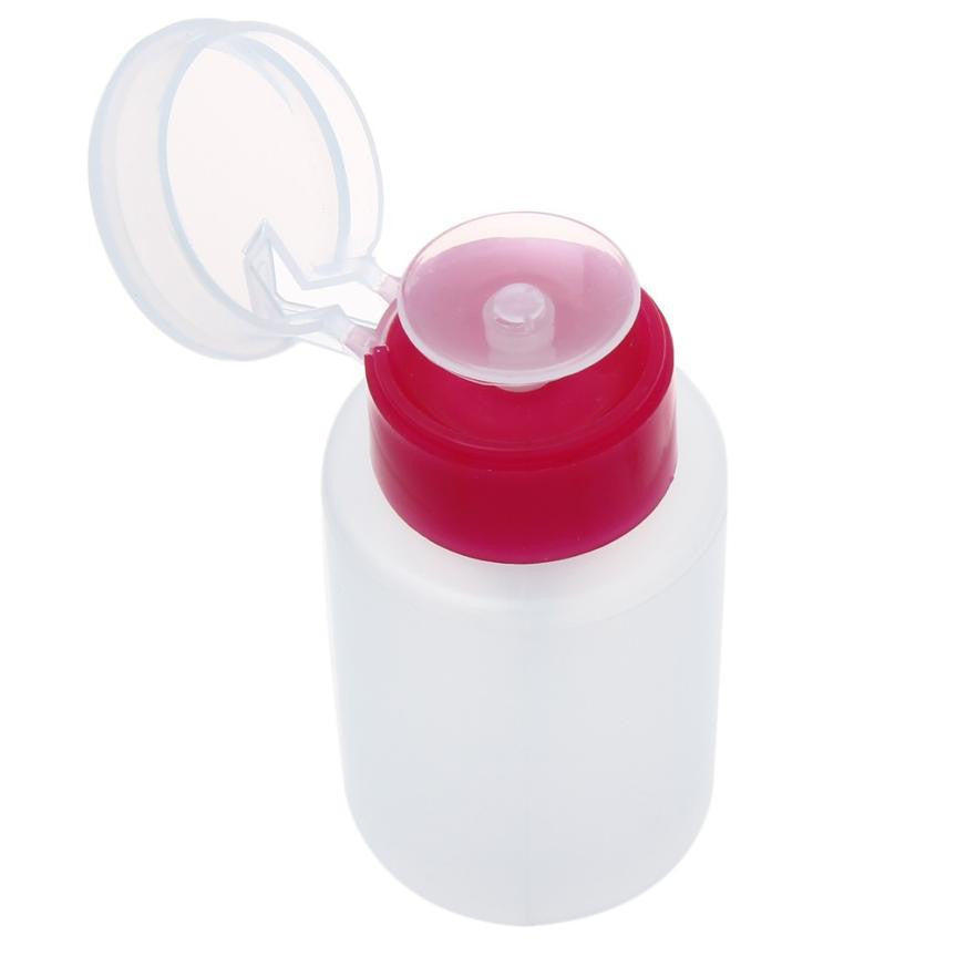 120ml Mini Portable Travel Shower Lotion Bottles Manicure Wash Pump Bottle EF8