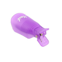 10pc Plastic Nail Art Soak Off Cap Clip UV Gel Polish Remover Wrap Tool EF8