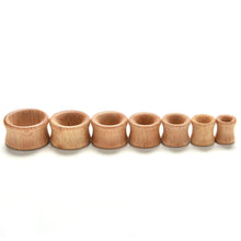Body Jewelry Hollow Plug Piercing Ear Exp er Natural Wooden Plugs Gauges Flesh Ear Tunnels EF8