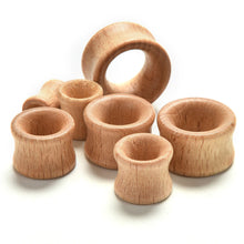 Body Jewelry Hollow Plug Piercing Ear Exp er Natural Wooden Plugs Gauges Flesh Ear Tunnels EF8