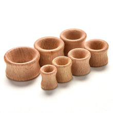 Body Jewelry Hollow Plug Piercing Ear Exp er Natural Wooden Plugs Gauges Flesh Ear Tunnels EF8