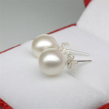 Dia 8mm Imitation pearl earring Trendy Cute Charm Pearl Statement Ball Stud earrings for women EF8