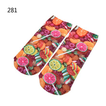 Girls 3D Print Animal Cat Dog P a Women Socks Casual Cartoon Socks Low Cut Ankle Socks 10 Pattern EF8