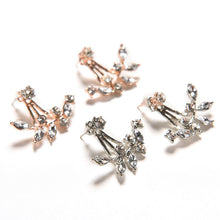 Leaf Stud Earring For Women Gold Sliver Women Earings Jewelry EF8