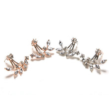 Leaf Stud Earring For Women Gold Sliver Women Earings Jewelry EF8