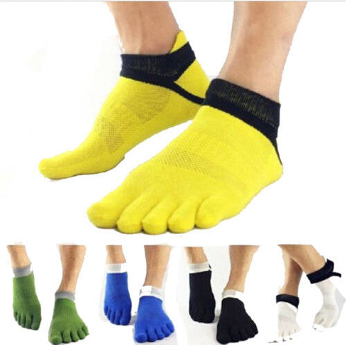 Men Cotton Socks Five Finger Socks Toe Socks Men Ankle Socks EF8