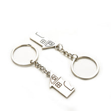 Key Chains Romantic House Keychain Personalized Souvenirs Lanyard Keyring Valentine's Day Love Key Fob Gift EF8