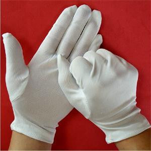 Practical Medium Thick Household Sanitary Gloves White Cotton Polyester Gloves Multipurpose Household Cleaning Tools EF8